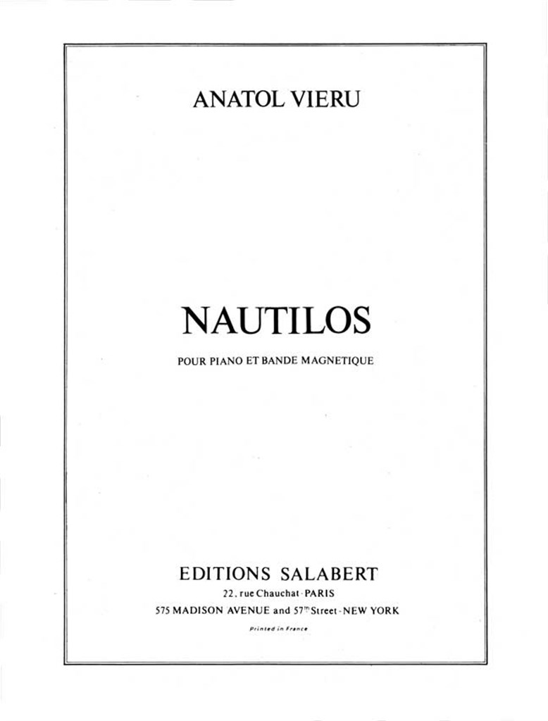 Nautilos Piano Et Bande
